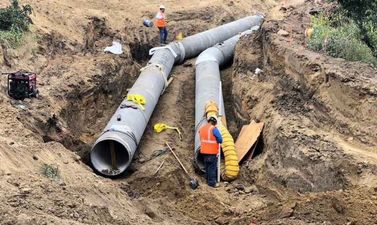 Projects water pipeline installation services